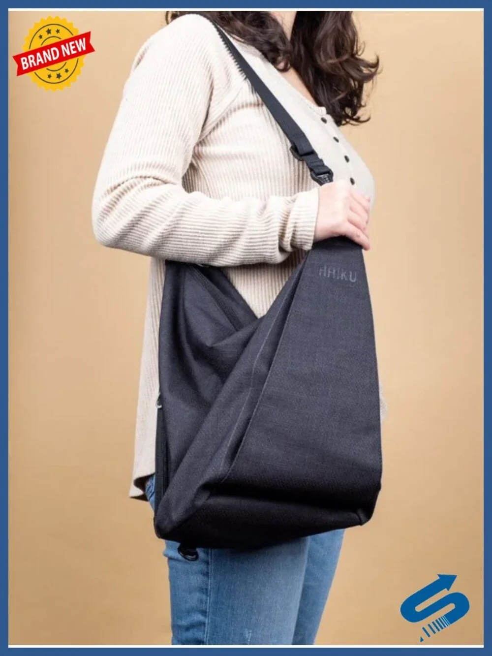 Convertible Crossbody Sling Backpack Purse with RFID Pouch